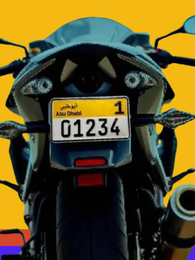 2025: Abu Dhabi Set to Launch New License Plates for Commercial Motorcycles