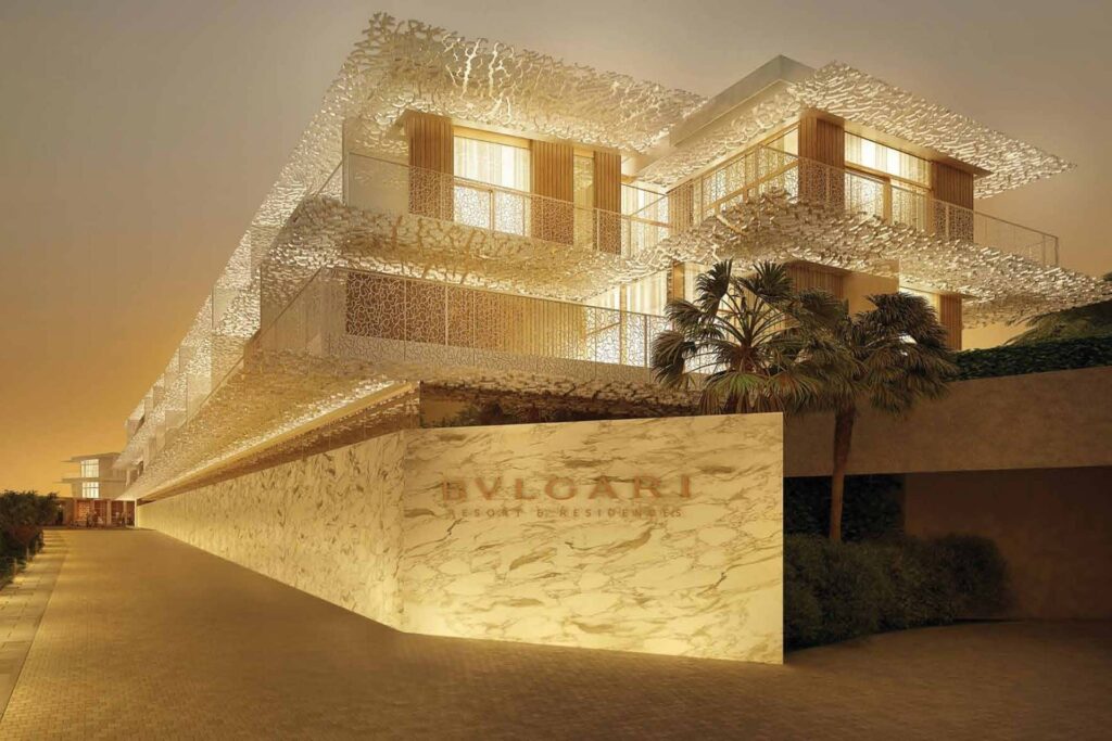 Top 10 Most Breathtaking Instagram-Worthy Hotels in Dubai 12 The Bvlgari Resort Dubai